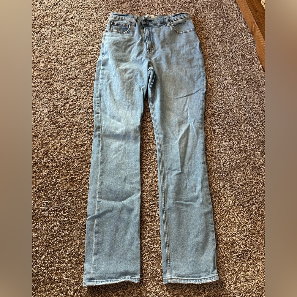 Abercrombie & Fitch 90s Slim Straight Ultra High Rise Jean